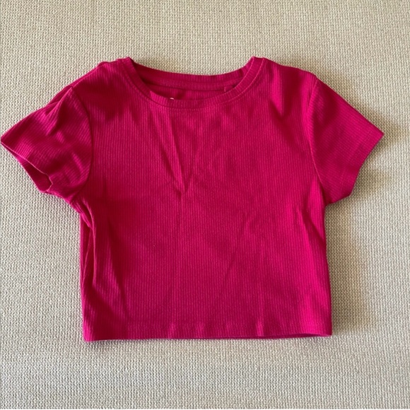 Pink Cropped Top - Picture 2 of 3